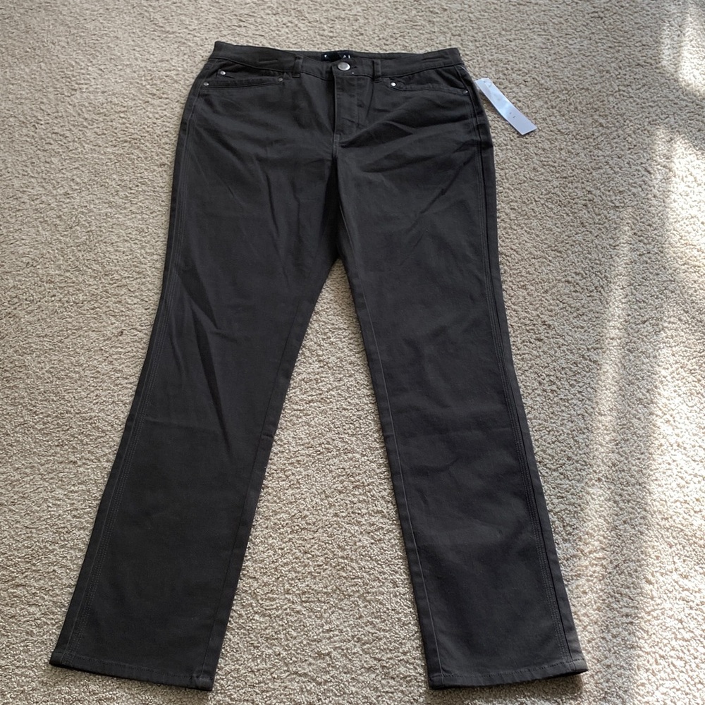 Tribal “dark leaf” Brown Casual Pants